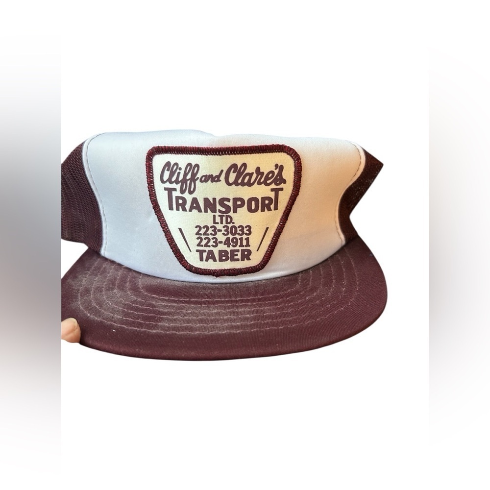 Vintage Cliff and Clare's Transport Trucker Hat